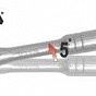 CATTARA Ráčna 1/2" 250 mm celokovová