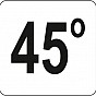 Kleště na ohýbání plechu 280 mm 45°