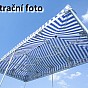 TRADGARD Zahradní párty stan PROFI STEEL 3 x 6, hnědý