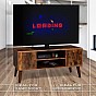 MIADOMODO Nízká televizní komoda v retro stylu, 110 cm