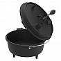 Broil-master® Litinový kotlík s nožičkami, 13 L