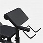 Gorilla Sports Sada posilovací lavice + nakládací set, černá