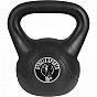 Gorilla Sports Sada kettlebell činek, plast, černá, 113 kg