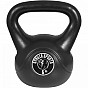 Gorilla Sports Sada kettlebell činek, plast, černá, 113 kg
