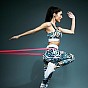 Gorilla Sports Sada pro fitness cvičení, černá/červená