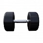 Gorilla Sports Jednoruční činky černo/bílé, 2 x 25 kg