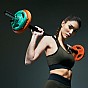 Gorilla Sports Set nakládací tyče a závaží, 19,3 kg