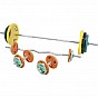 Gorilla Sports Sada činek s litinovými kotouči, 108 kg