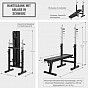Gorilla Sports Posilovací lavice + nakládací set, 38 kg