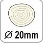 Nůžky zahradnické - 200 mm, šikmý střih