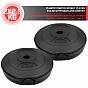 Physionics Sada zátěžových desek 2 x 2,5 kg, 30/31 mm