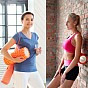MOVIT Posilovací masážní válec, oranžová