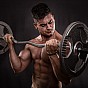 MOVIT posilovací sada - 120 cm, 35 kg, hvězdicový uzávěr