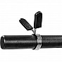MOVIT® 160 cm posilovací činka, černá, pružinový uzávěr