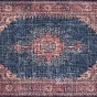 Luxusní koberec DARK BLUE, 210 x 310 cm, odstíny červené