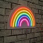 Dekorativní LED osvětlení, DUHA, 50 x 26 x 2 cm