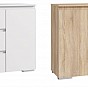 Komoda se zásuvkami, 120 cm, bílá