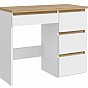 Stůl 75 x 94 x 43 cm, bílá / dub