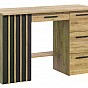 Počítačový stůl 120 cm, dub / černá
