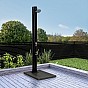 Venkovní solární sprcha 35 l – otočná hlavice, ohřev až 60°C