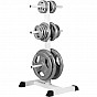 Gorilla Sports Stojan na závaží, bílý, 30/31 mm