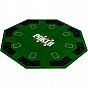 GamesPlanet® Skládací pokerová podložka, zelená