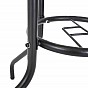 Zahradní stůl ZWMT Ø 80 cm kovový se skleněnou deskou
