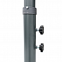 Slunečník kovový ø 350 cm, hnědá