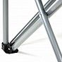 Skládací kempingová rybářská židle Divero Deluxe - modro/šedá