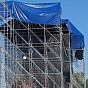 JAGO Plachta 650 g/m², hliníková oka, modrá, 5 x 8 m