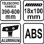 Škrabka na sklo 390 - 600 mm teleskopická