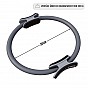 Gorilla Sports Kruh na pilates, 36 cm, šedý