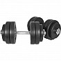 Gorilla Sports Sada činek s plastovými kotouči, 30 kg
