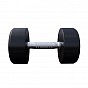 Gorilla Sports Jednoruční činka černo/bílá, 12,5 kg