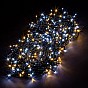 VOLTRONIC Vánoční řetěz 10 m, 100 LED, teplá/studená bílá