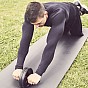 Gorilla Sports Posilovací kolečko Ab Roller + podložka