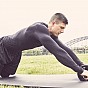 Gorilla Sports Posilovací kolečko Ab Roller + podložka