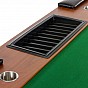 XXL pokerový stůl Royal Flush, 213 x 106 x 75cm, zelená