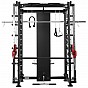 Gorilla Sports Multifunkční kladková věž, 219 cm, černá