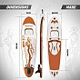 PHYSIONICS Nafukovací paddleboard, bohyně Bastet, 305 cm