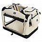 Leopet Přepravní box pro psy L, 70 x 52 x 52 cm, béžový