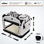 Leopet Přepravní box pro psy L, 70 x 52 x 52 cm, šedý