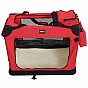 Leopet Přepravní box pro psy S, 49,5 x 34,5 x 35 cm, červený