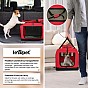 Leopet Přepravní box pro psy S, 49,5 x 34,5 x 35 cm, červený