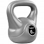 Movit Kettlebell činka, 6 kg, šedá/černá