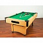 GamesPlanet® Kulečníkový stůl s vybavením 6ft, sv. dřevo