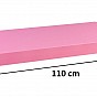 Stilista nástěnná police Volato, 110 cm, růžová