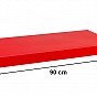 Stilista nástěnná police Volato, 90 cm, lesklá červená
