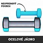 Gorilla Sports Set činek na aerobic v kufříku, 12 kg