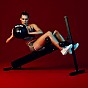 Gorilla Sports Kožený medicinbal, 2 kg, černý